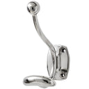 Single Hook Chrome Coat Hanger