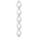 Silver Quarterfoil Decorative Hanging Mirror
