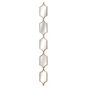 Square Decorative Hanging Collage Mirror In Gold