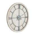 Williston White Large Wall Clock