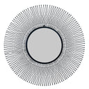 Rio Black Large Wire Mirror