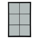 Black Wood XL Window Mirror