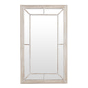 Washed Wood Framed Window Mirror