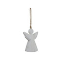 Whitewashed Rustic Hanging Angel