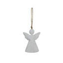 Whitewashed Rustic Hanging Angel