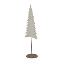 Whitewashed Tall Tree On Stand