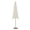 Large Whitewashed Tall Tree On Stand