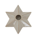 Alora Ceramic Angled Star Candle Holder