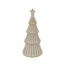 Medium Alora Ceramic Snowy Layered Tree With Star
