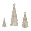 Medium Alora Ceramic Snowy Layered Tree With Star