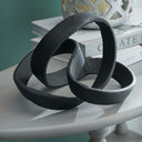 Black Cast Knot Ornament