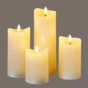 Luxe Collection Natural Glow 2.75x5 Cream Melted LED Candle