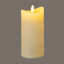 Luxe Collection Natural Glow 2.75x6 Cream Melted LED Candle