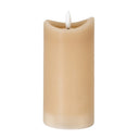 Luxe Collection Natural Glow 2.75x6 Taupe Melted LED Candle