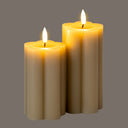 Luxe Collection Natural Glow 2.75x6 Stone LED Candle