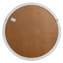 Washed Wood Round Window Mirror