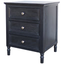 Contour Collection 3 Drawer Side Table