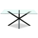 Monza Rectangular Glass Dining Table