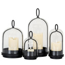 Nysa Medium Candle Holder With Glass Cloche
