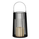 Lynk Large Lantern With Handle And Glass Candle Holder