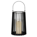 Lynk Medium Lantern With Handle And Glass Candle Holder