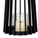 Lynk Small Lantern With Handle And Glass Candle Holder