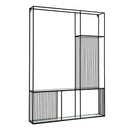 Axis Shelf Unit With Glass Shelves
