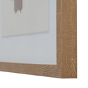 Tydis Art Mounted In Wooden Frame