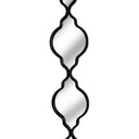 Black Quarterfoil Decorative Hanging Mirror