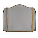Antiqued Brass Large  Fire Screen