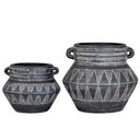 Etched Collection Tall Pot With Handle